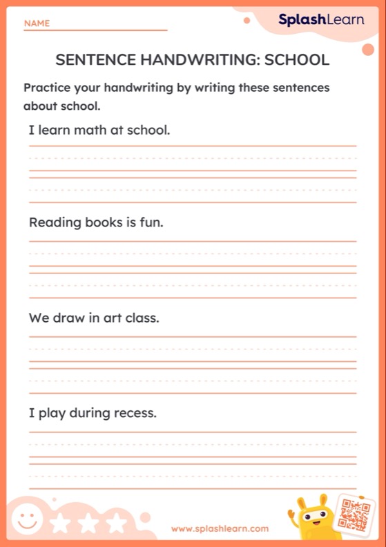 Handwriting Worksheets for 2nd Graders Online