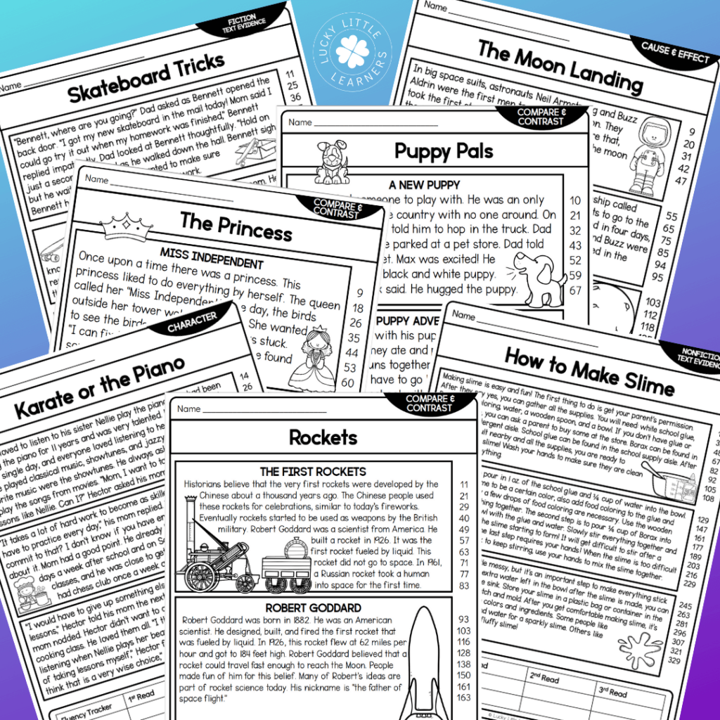500+ Reading Comprehension Passages for 2nd Grade - Lucky Little ...