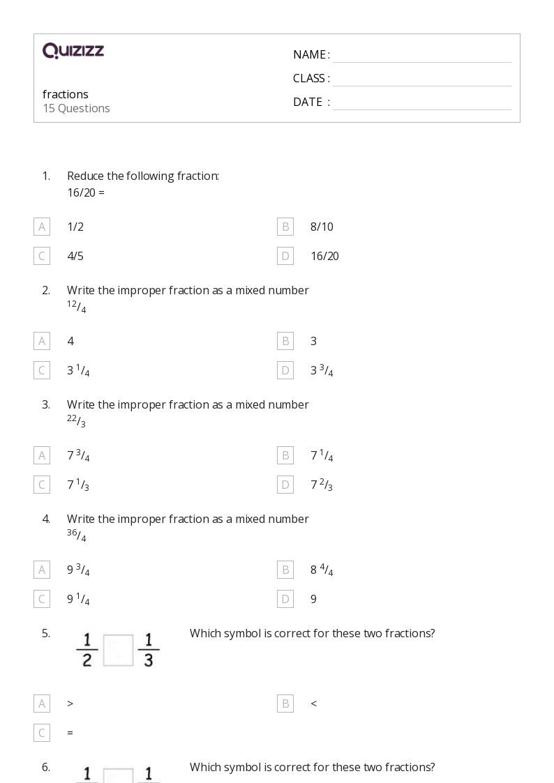 50+ Division with Unit Fractions worksheets for 2nd Grade on ...
