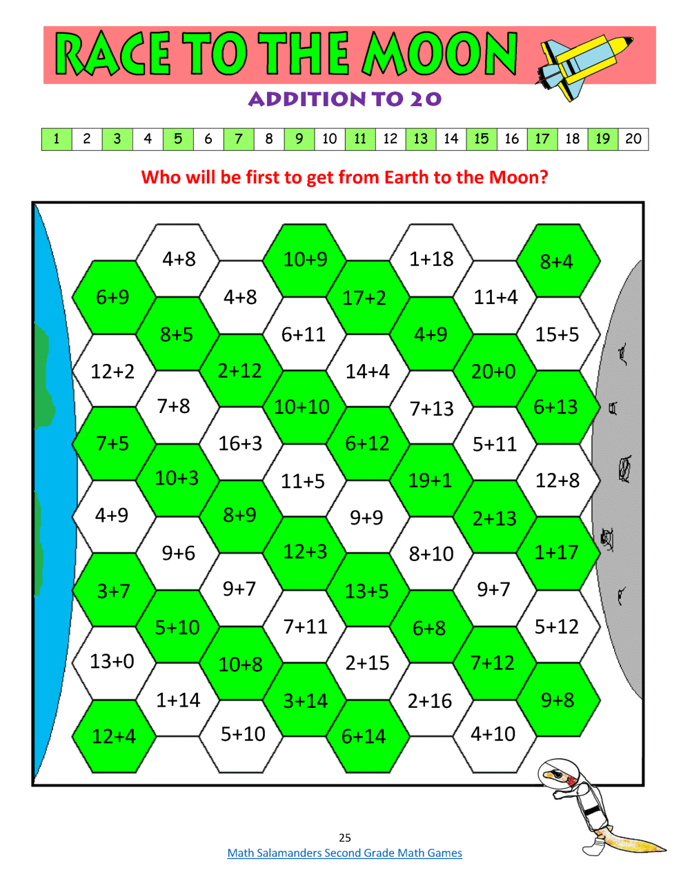 Second Grade Math Games