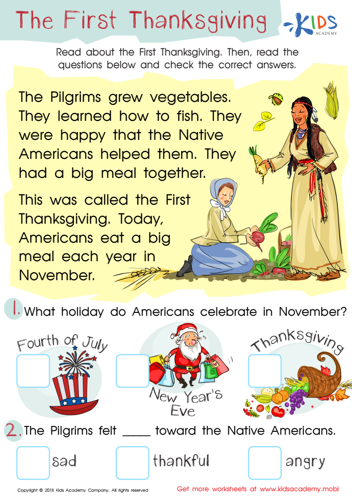2nd grade history worksheet