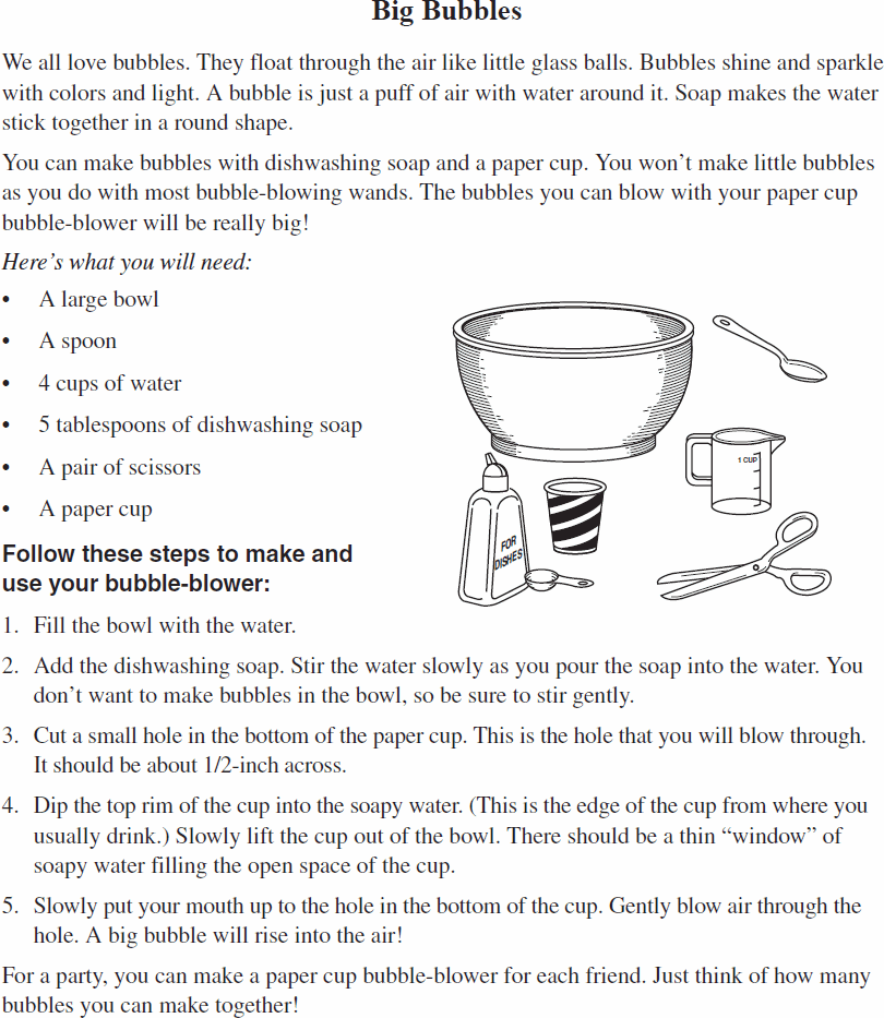 2nd Grade Language Arts - California Standards Test Items