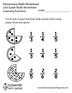 Second Grade Math Worksheets