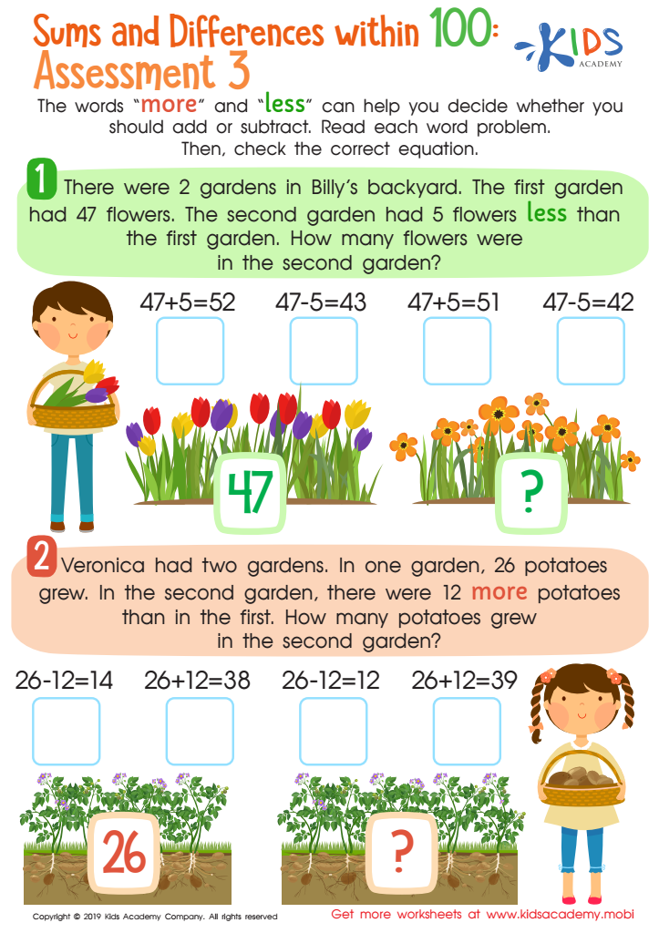 2nd grade level subtraction worksheet