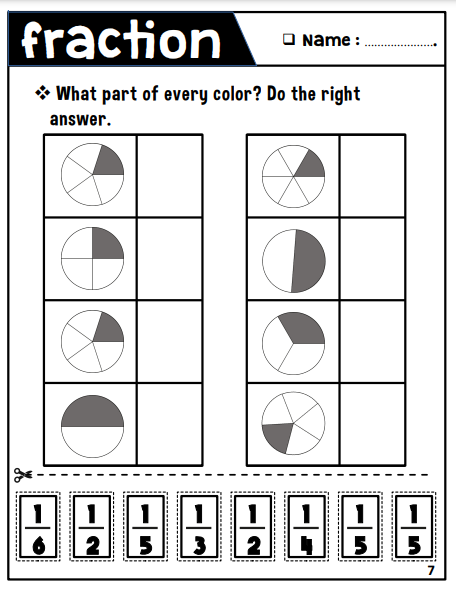fractions math worksheets for 1st and 2nd graders Worksheets Library fractions math worksheets for 1st and 2nd graders Worksheets Library