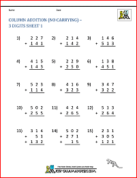 Second Grade Math Worksheets