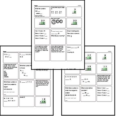 Second Grade Assessment Worksheets | edHelper.com