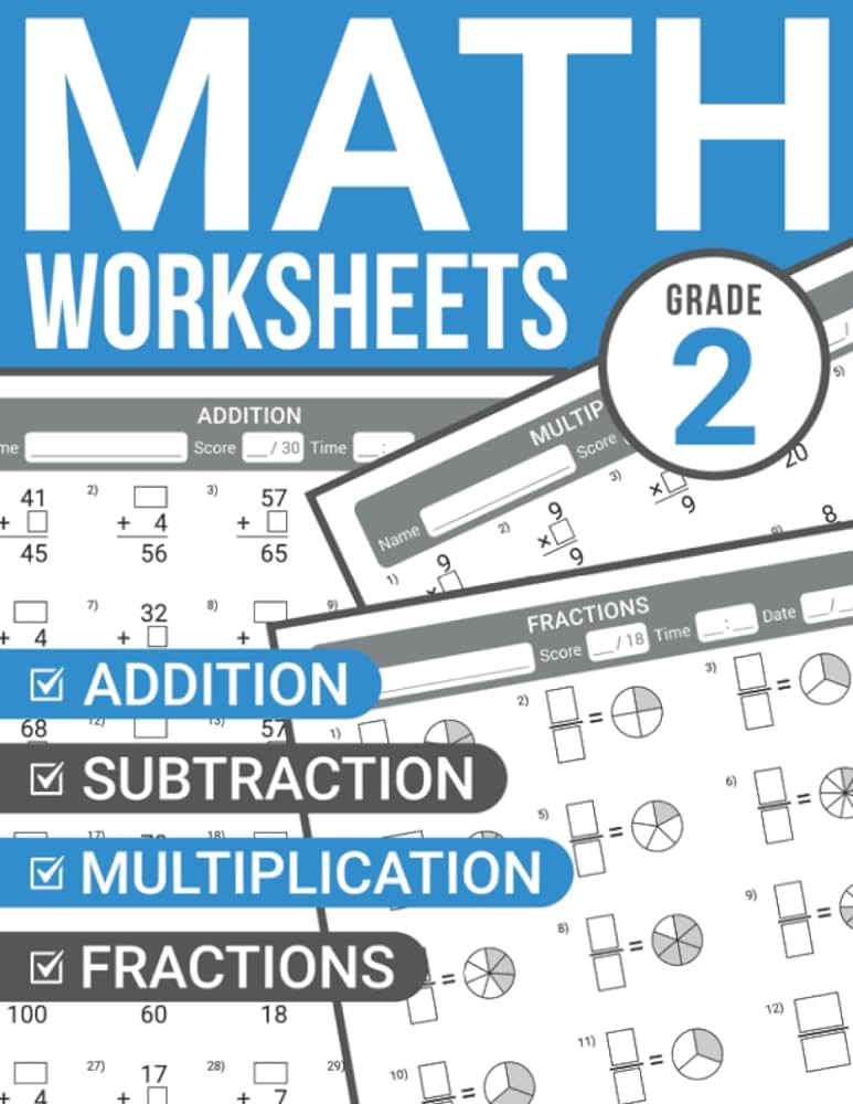2nd grade math worksheet addition and subtraction printable