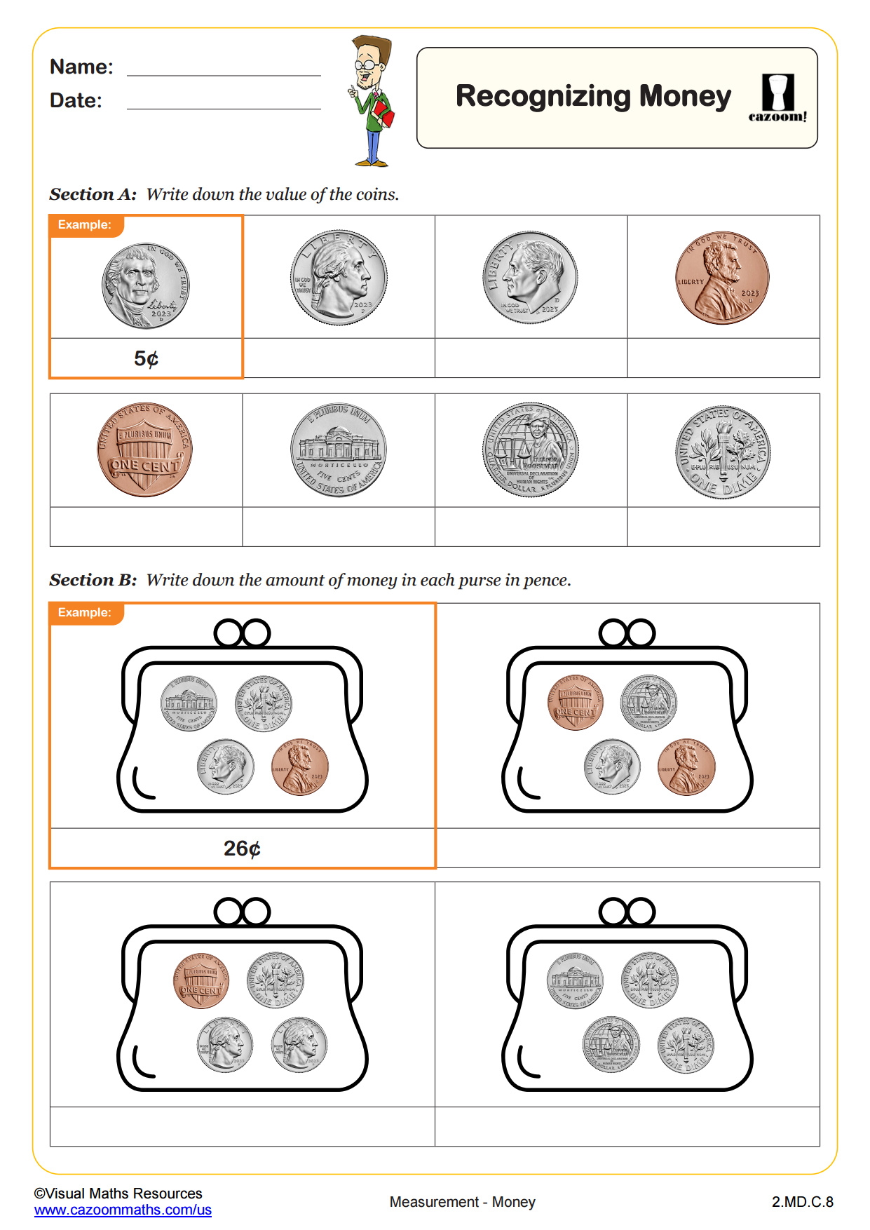 2nd grade math worksheet pdf free
