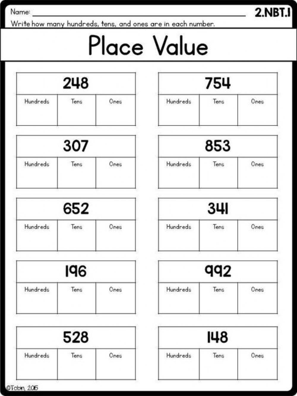 Place Value Chart Worksheet Worksheets Library Place Value Chart Worksheet Worksheets Library