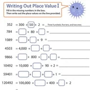 2nd Grade Place Value Worksheets &  Free Printables 