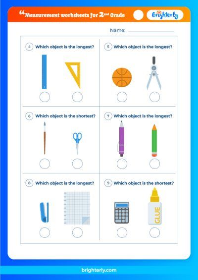 Free Printable Measurement Worksheets Grade 2 [PDFs] Brighterly.com