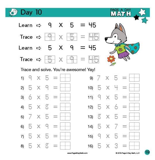 MULTIPLICATION | 12 Multiplication Workbooks