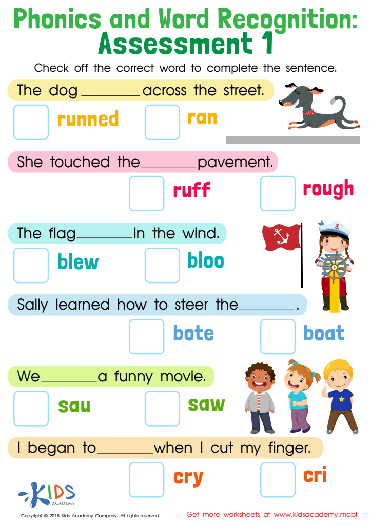 2nd grade phonics worksheet free