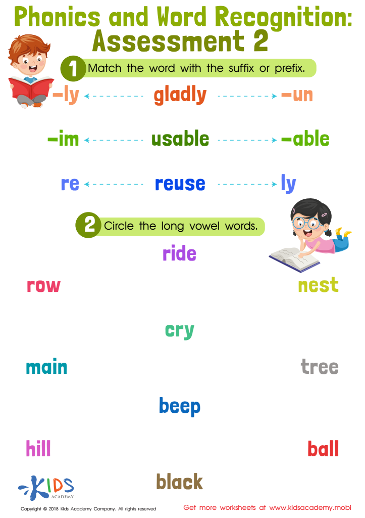 Free Word identification Grade 2 Phonics Worksheets