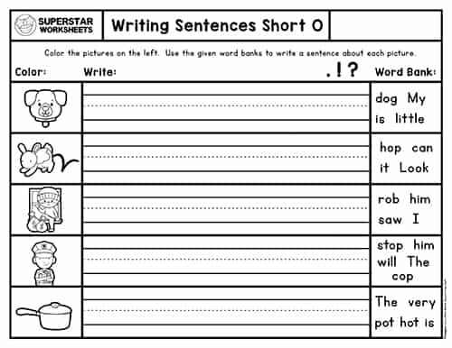 Kindergarten Phonics Worksheets -Worksheets Library