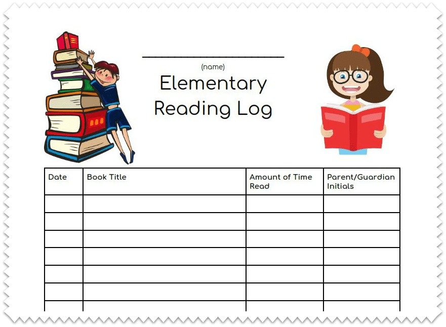 7 Reading Log Templates for Kids 2024 (Free Printables)