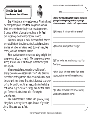 2nd Grade Reading Worksheets Pdf - Fill Online, Printable ...