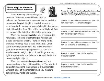 2nd grade reading worksheet with questions