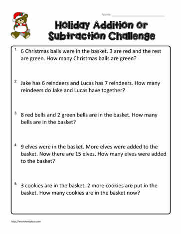 2nd Grade Word Problems Worksheets