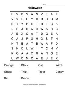 2nd grade word search worksheet