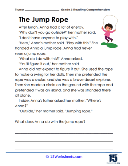 Grade 2 Reading Comprehension Worksheets