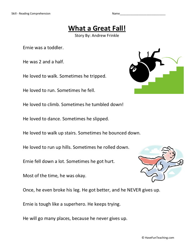 2nd grade worksheet reading