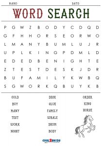 Printable 2nd Grade Word Search - Cool2bKids