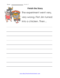 2nd Grade Writing Worksheets