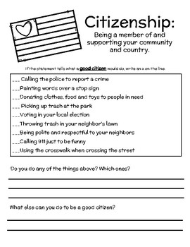 2nd social studies worksheet