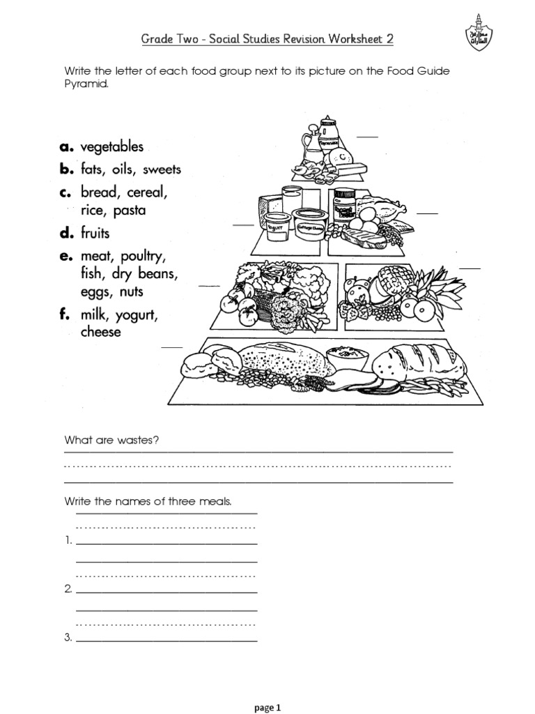 2nd social studies worksheet