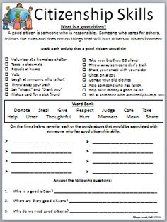 2nd social studies worksheet