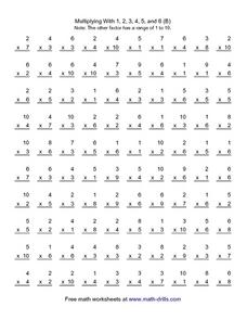 3 and 4 multiplication worksheet
