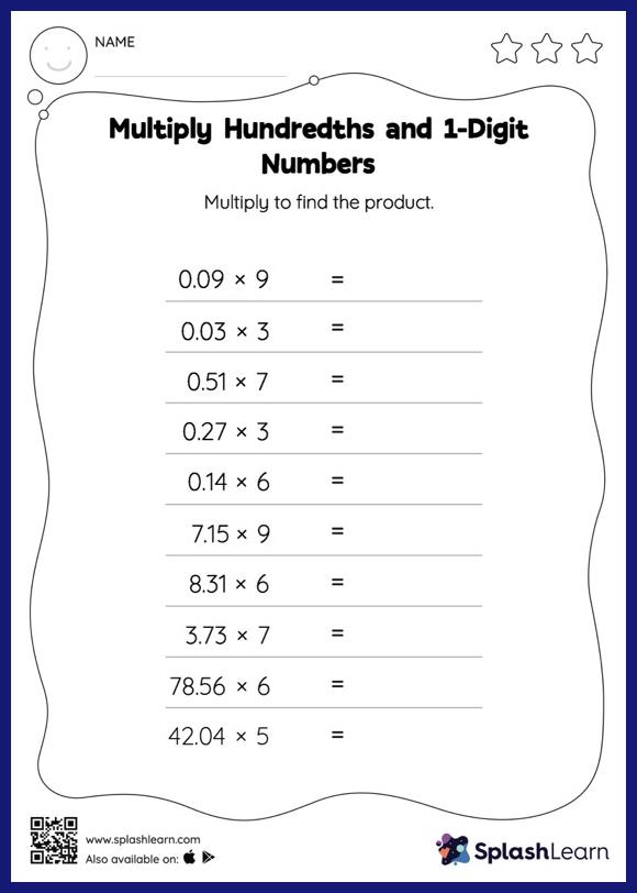 Free Printable Decimals Worksheets for Kids | SplashLearn | Page 32