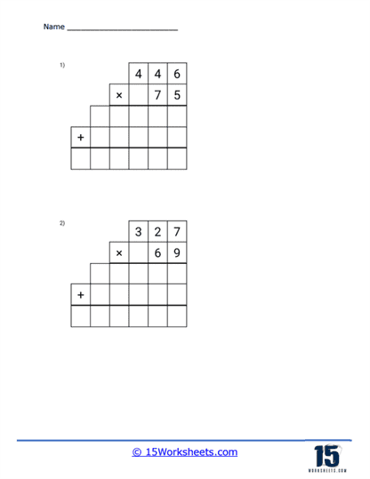 3 digit by 3 digit multiplication worksheet