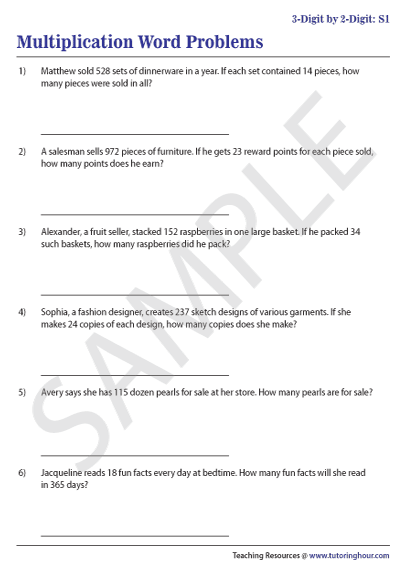 3 digit multiplication worksheet pdf
