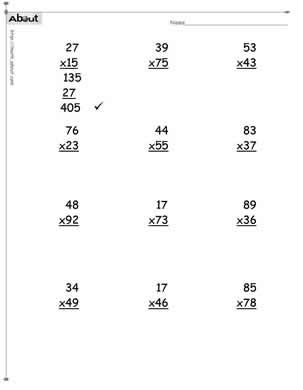 Multiplication worksheets 2 and 3 digits. Timestables 2 and 3 ...