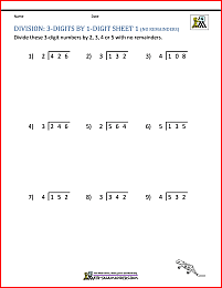 Division of Decimal Numbers Worksheets
