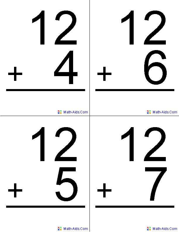 Flash Cards | Math Flash Cards