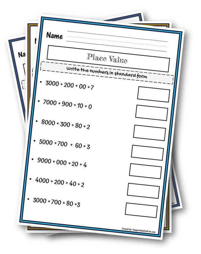FREE educational printable worksheets for kids - Free Printable ...