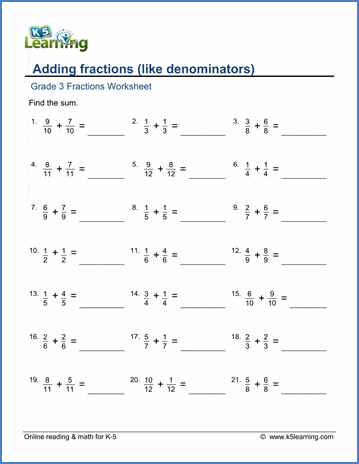 3 grade worksheet math