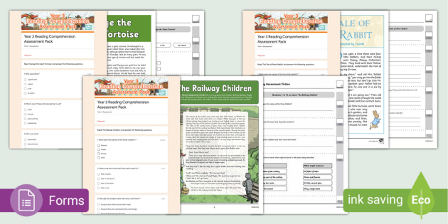Reading Comprehension Year 3 PDF | Year 3 English Worksheets