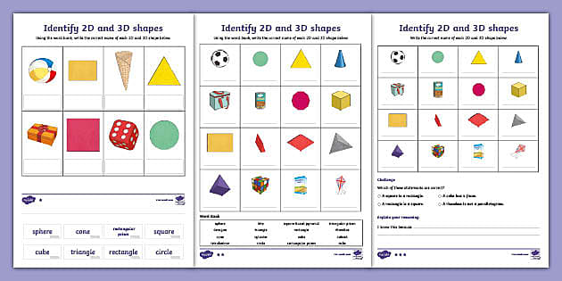 3d geometry worksheet