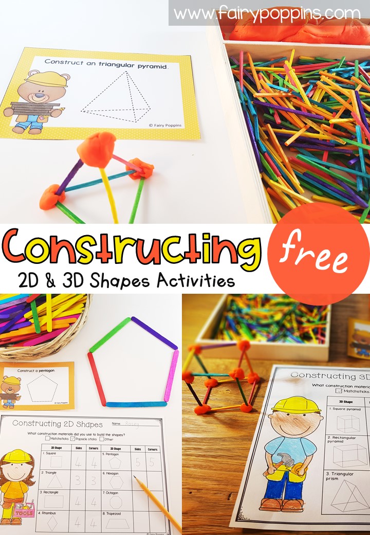 3d shape activities for kindergarten