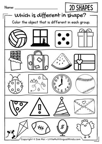 2D and 3D Shapes Sort and Identify Activities Worksheets - Pre-K ...