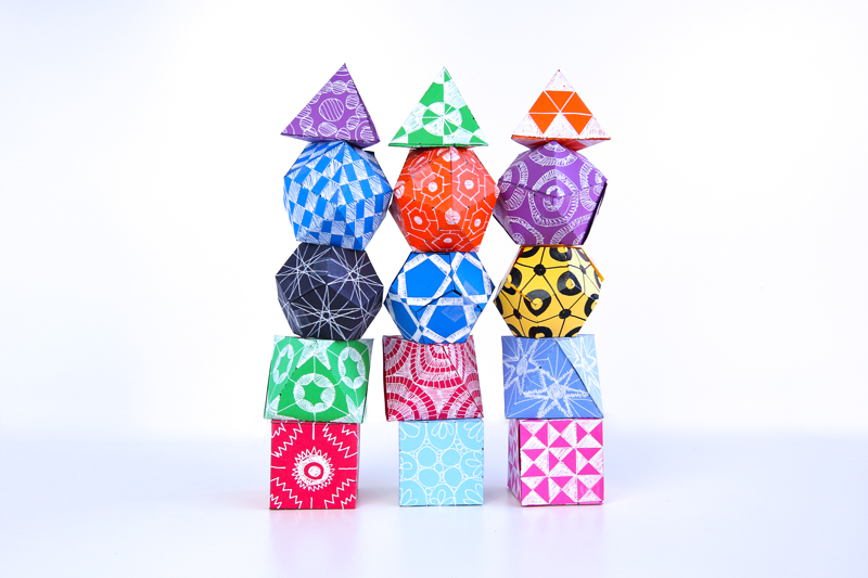 3d shapes art