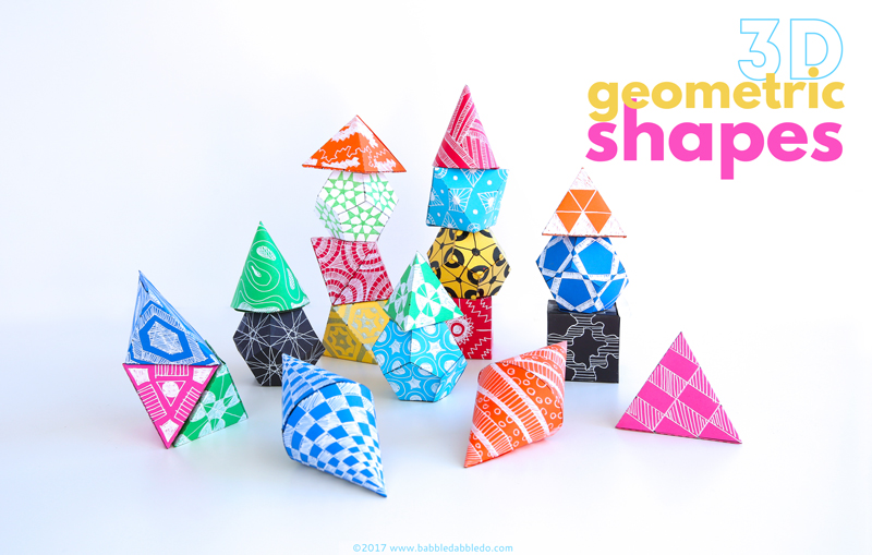 3d shapes art