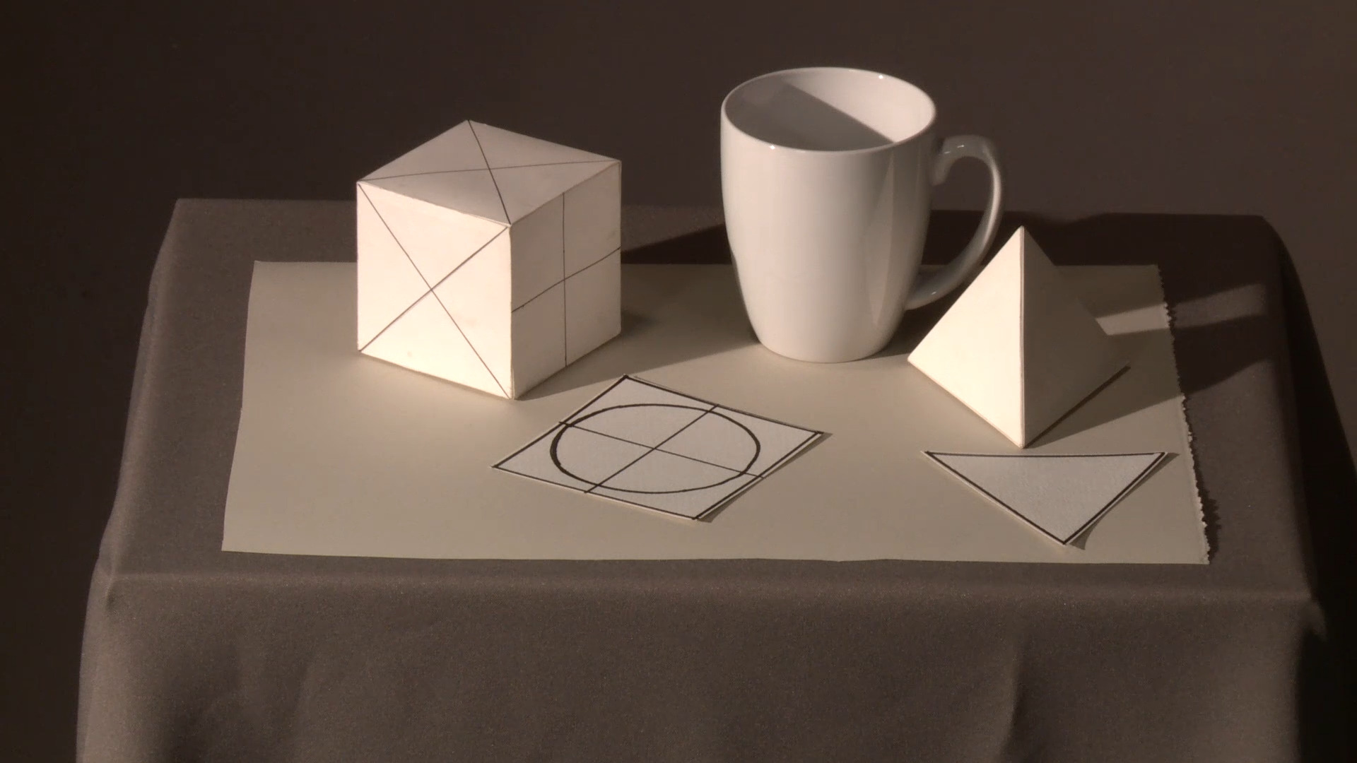 3d shapes drawings