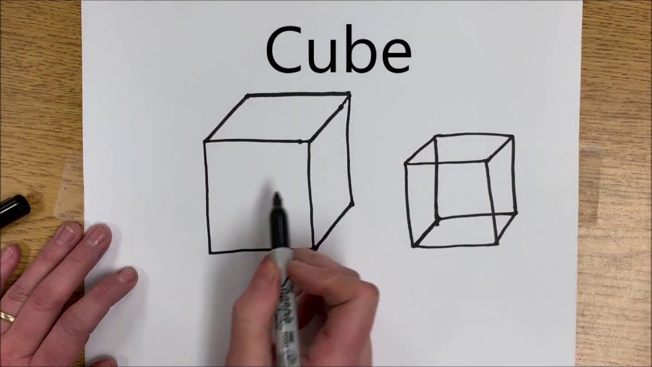 3d shapes drawings