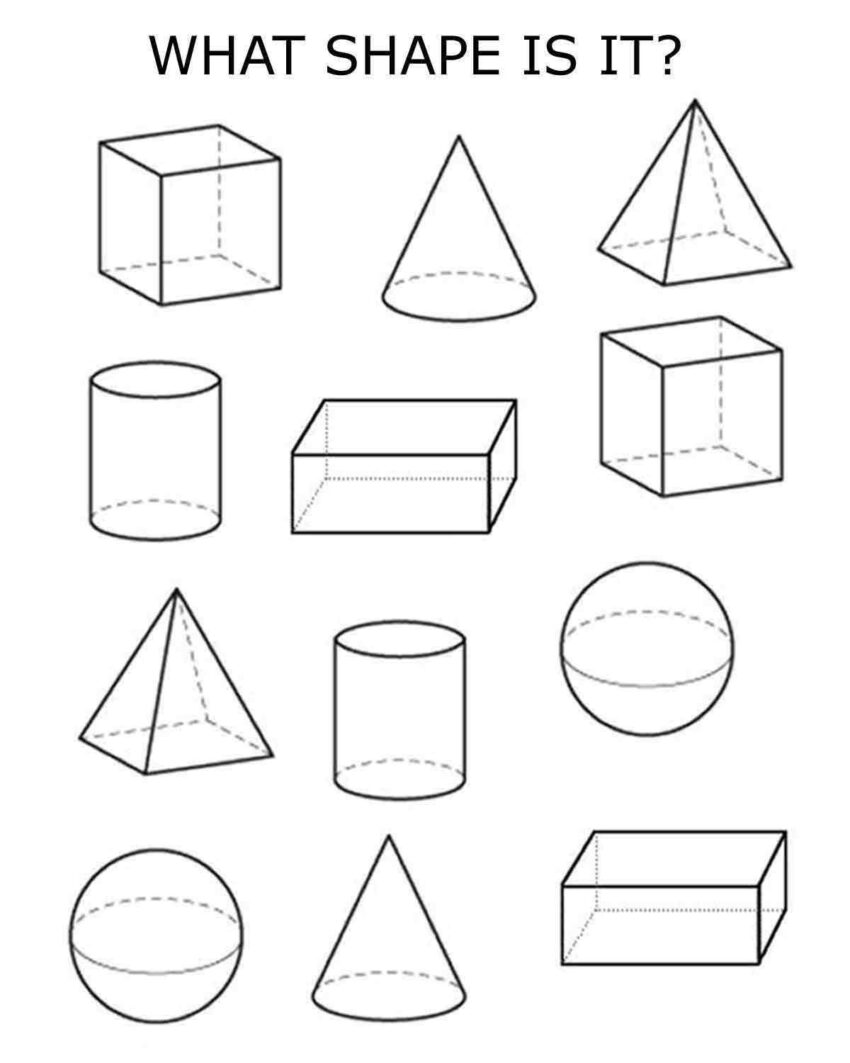 3D Shapes 2nd &  3rd Grades - planet12sun.com